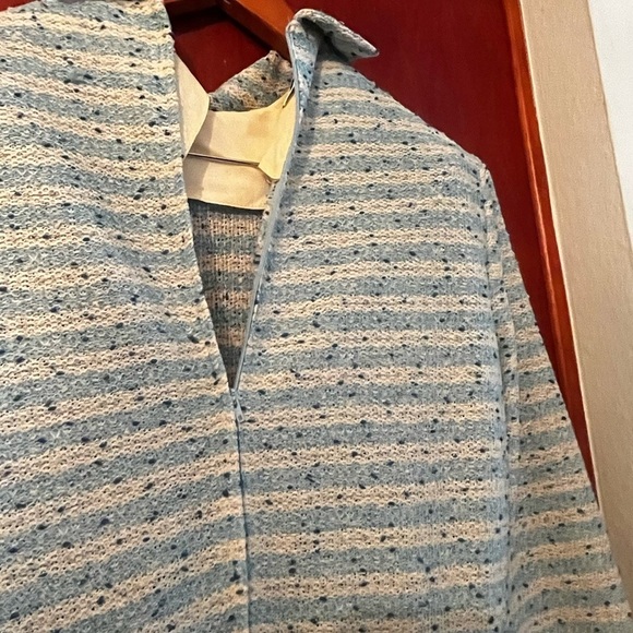 Vtg Rona New York Made USA Smock Dress Zip back Collar Pockets Sz M Women - Picture 7 of 8